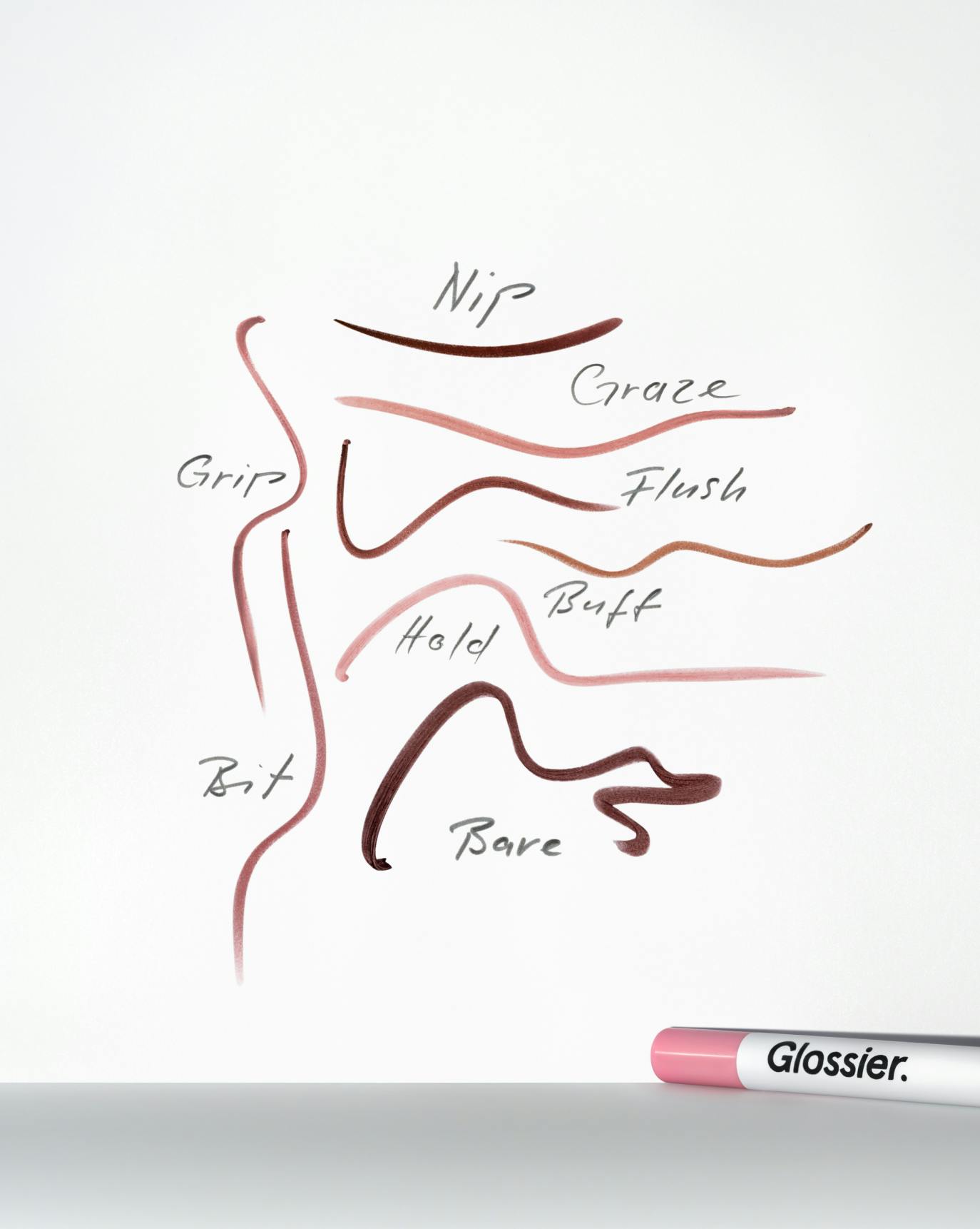 Jeanne wears Lip Line in Buff.
